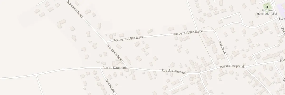 Plan du 25 Rue de la Vallée Bleue à Serrières-de-Briord