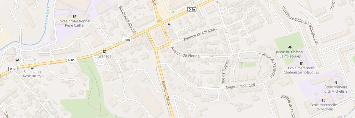Plan du 12 Av de Vienne à Marseille 11e Arrondissement