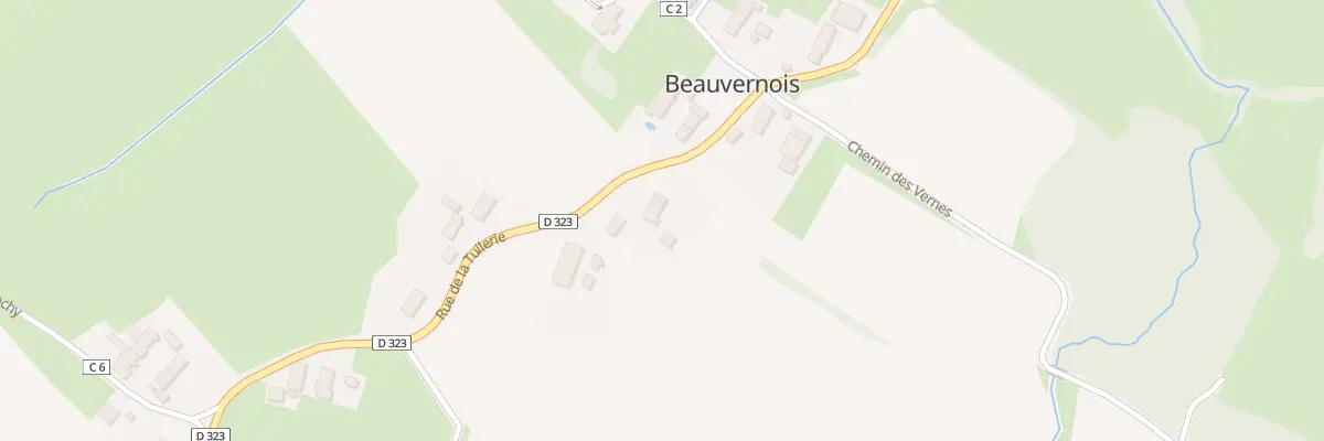 Plan du 16 Rue de la Tuilerie à Beauvernois