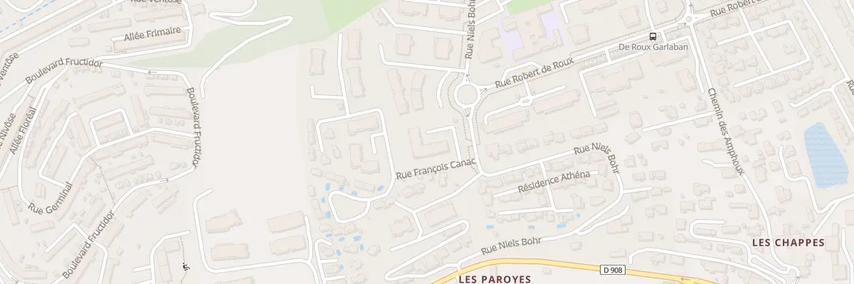Plan du 6 Rue francois canac à Marseille 13e Arrondissement