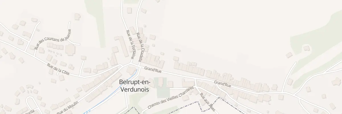 Plan du 11 Gr Grand Rue à Belrupt-en-Verdunois