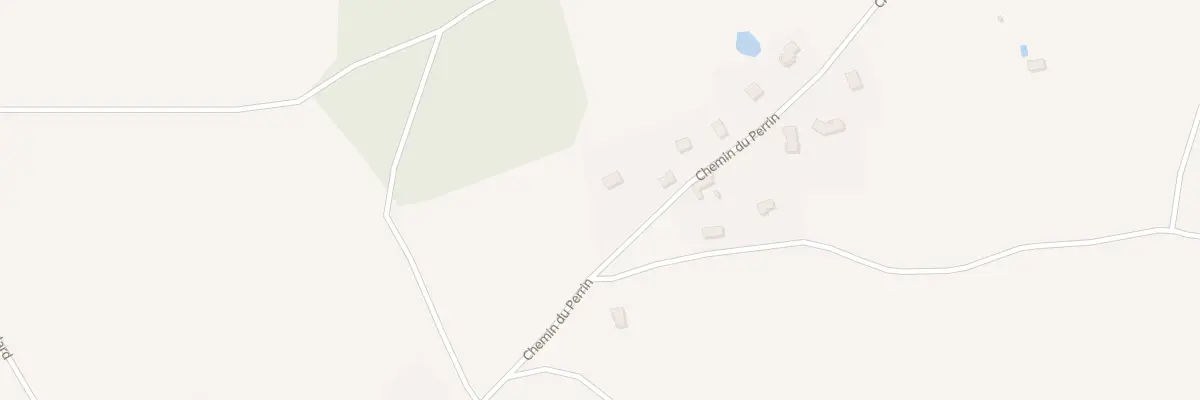 Plan du 57 Che du Perrin à Montagnieu