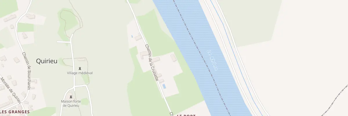 Plan du 220 Che de la Cruisette à Bouvesse-Quirieu