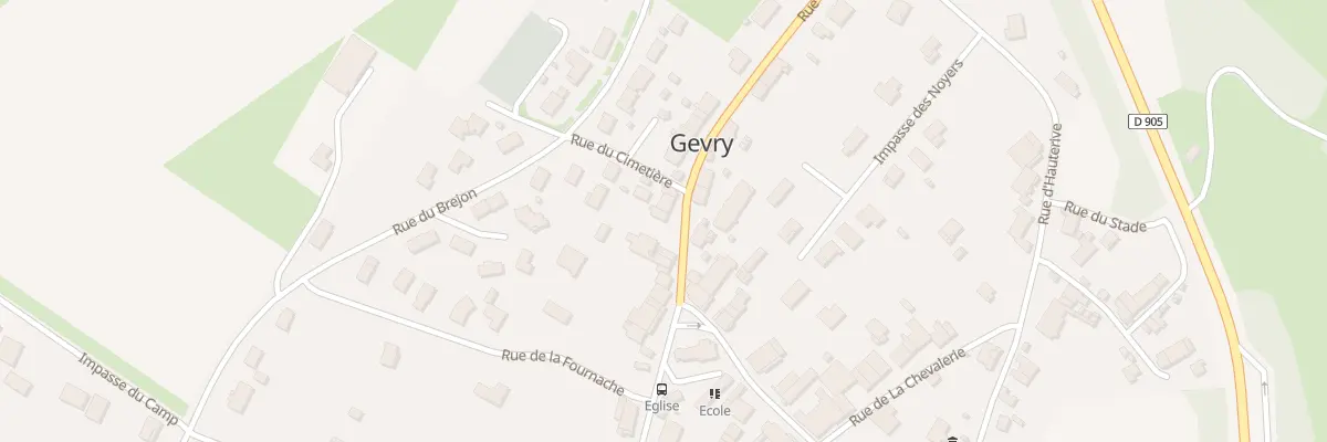 Plan du 22 Rue de l’Oratoire à Gevry