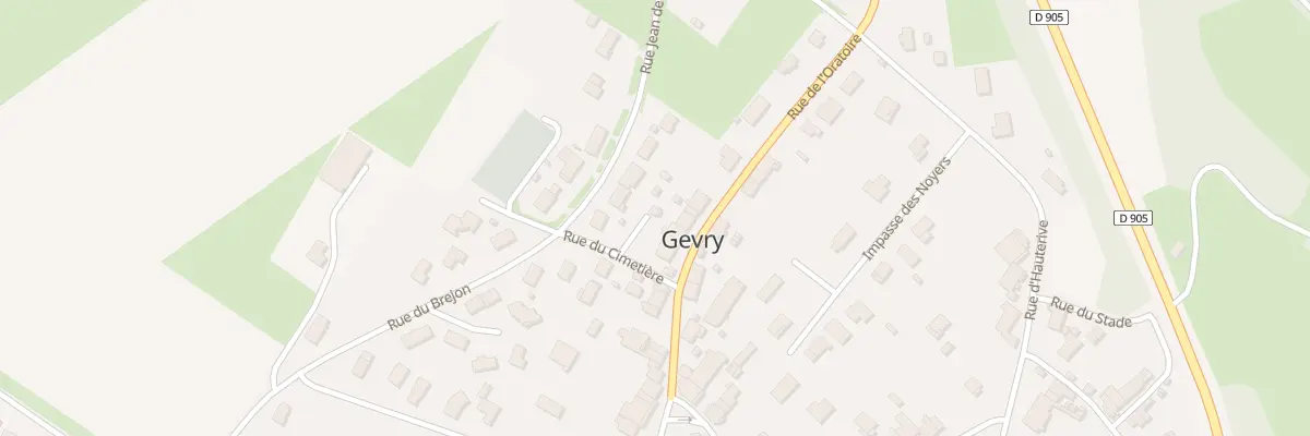 Plan du 14 Rue de l’Oratoire à Gevry