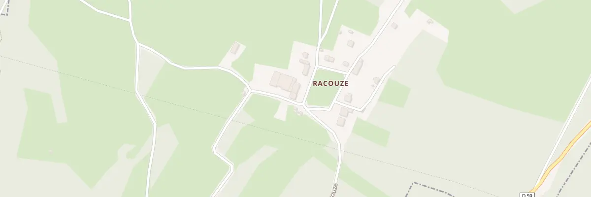 Plan du 5002 Racouse à Grand-Corent