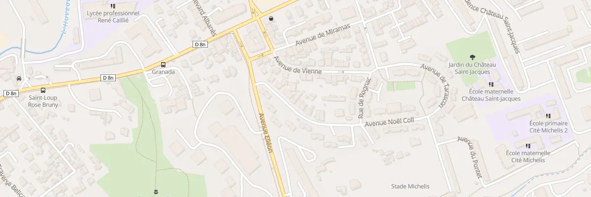 Plan du 15 Av Noel Coll à Marseille 11e Arrondissement