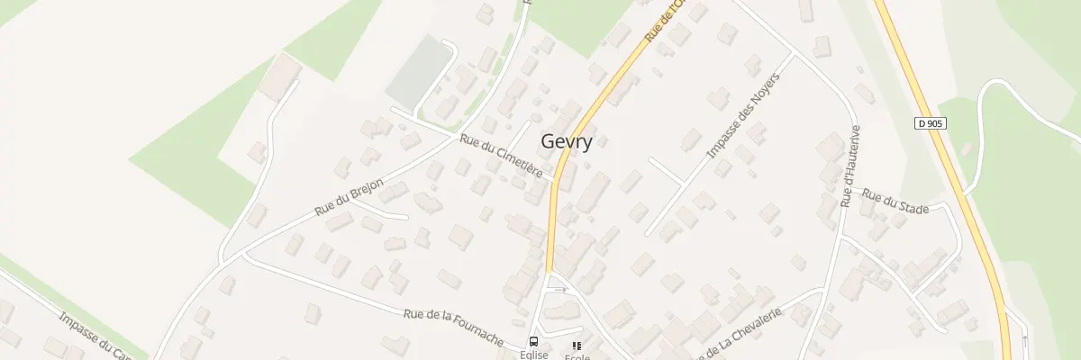 Plan du 18 Rue de l’Oratoire à Gevry