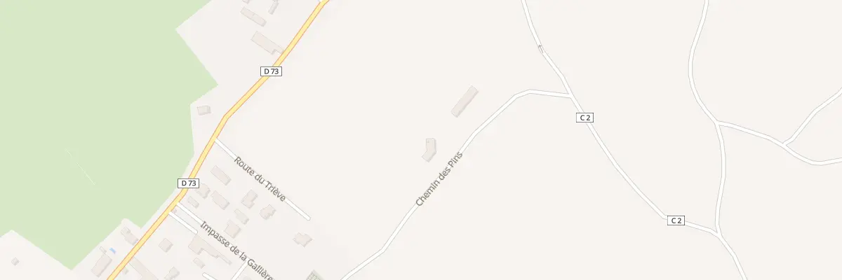 Plan du 501 Che des Pins à Burcin