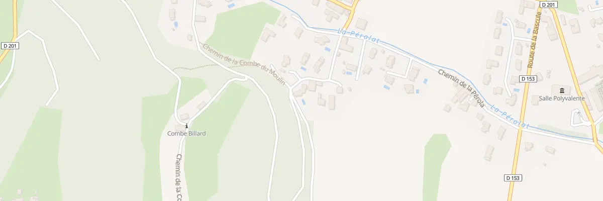 Plan du 165 Che de la Combe du Moulin à Cras