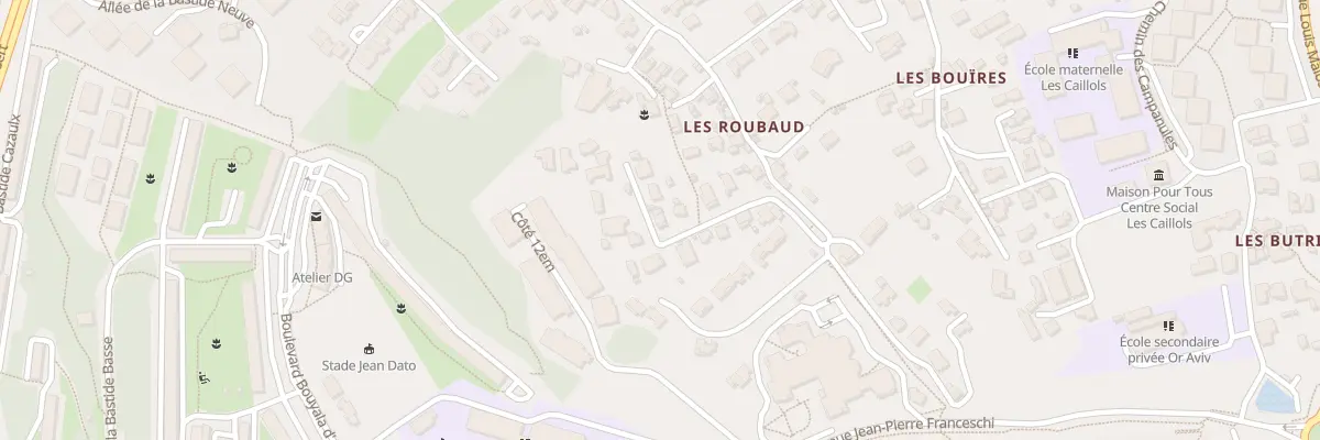 Plan du 68 Bd Sylvestre à Marseille 12e Arrondissement