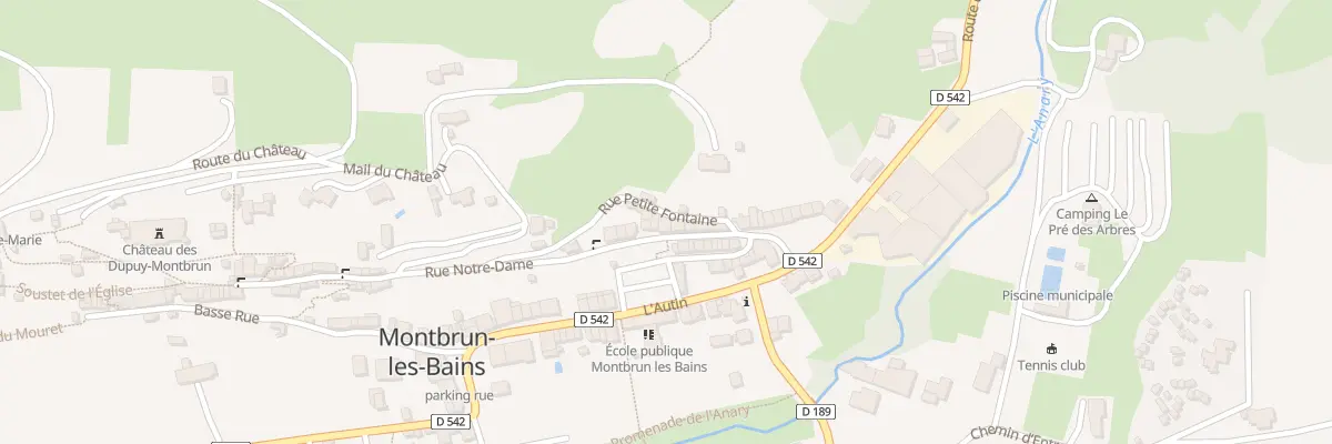 Plan du 9999 Le Village à Montbrun-les-Bains