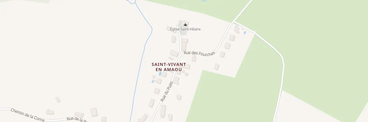 Plan du 14 Rue du Puits à Biarne