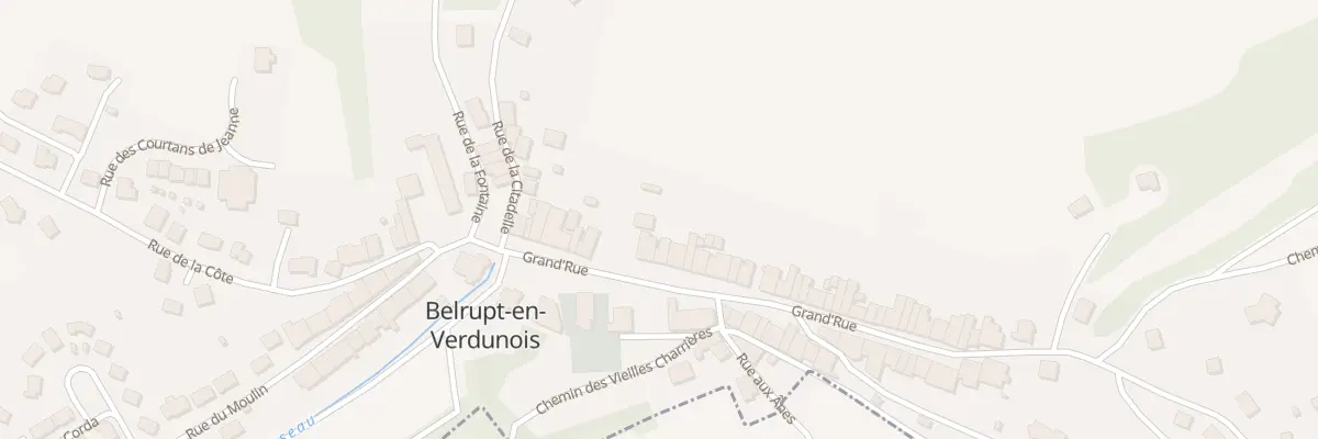Plan du 13 Grand Rue à Belrupt-en-Verdunois