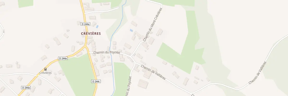Plan du 5227 Crevieres à Arandon-Passins