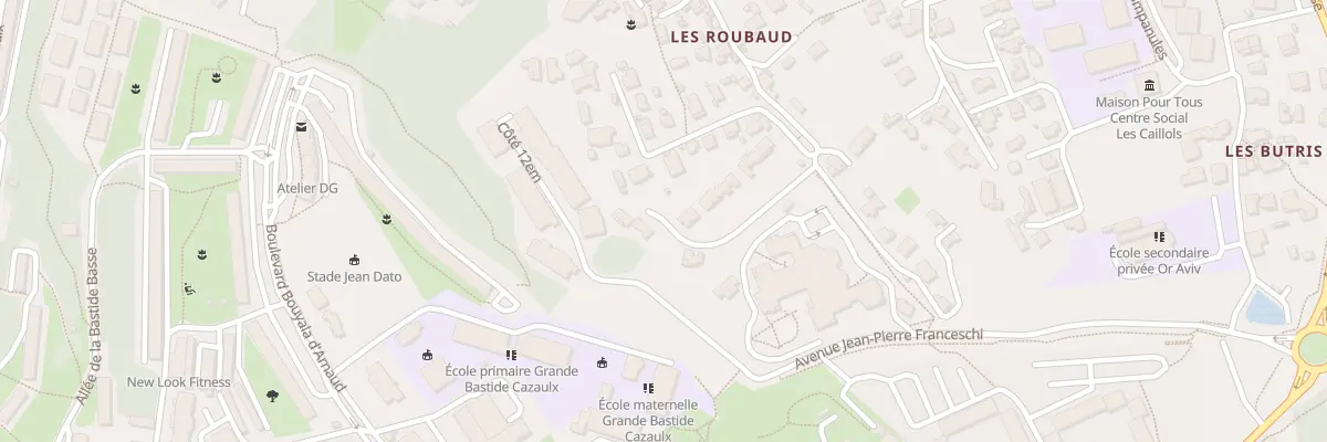 Plan du 89 Bd Sylvestre à Marseille 12e Arrondissement