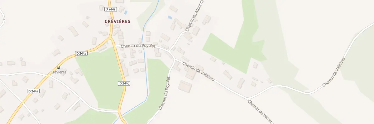 Plan du 5230 Che de Valliere à Arandon-Passins
