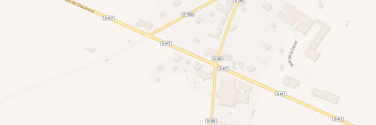 Plan du 15 Rte de Chaumont à Is-en-Bassigny