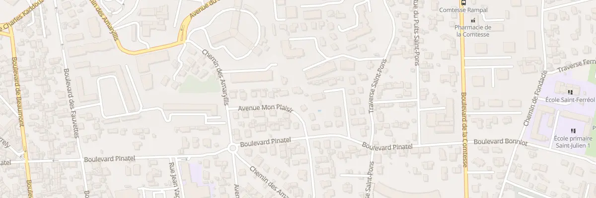 Plan du 26 Bd Mon Plaisir à Marseille 12e Arrondissement