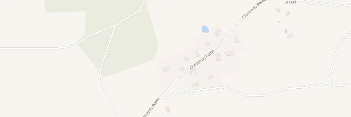 Plan du 59 Che du Perrin à Montagnieu