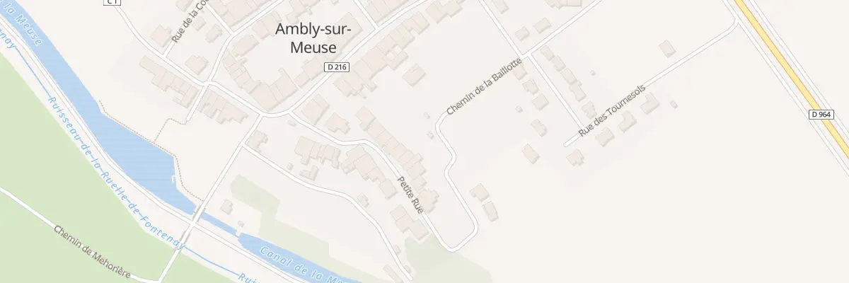 Plan du 11 Ptr Petite Rue à Ambly-sur-Meuse