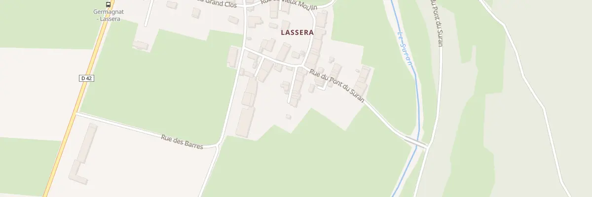 Plan du 5103 Lassera à Nivigne et Suran