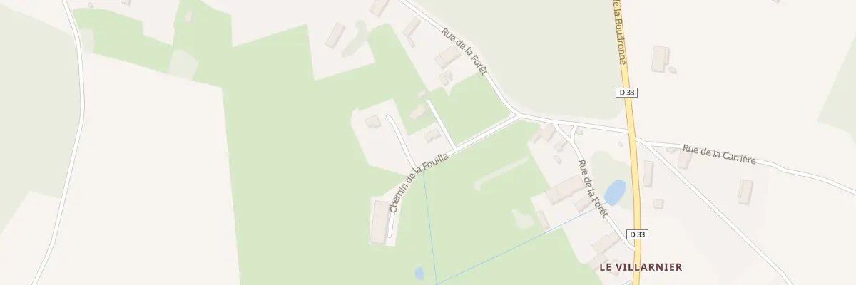 Plan du 90 Che de la Fouilla à Commenailles