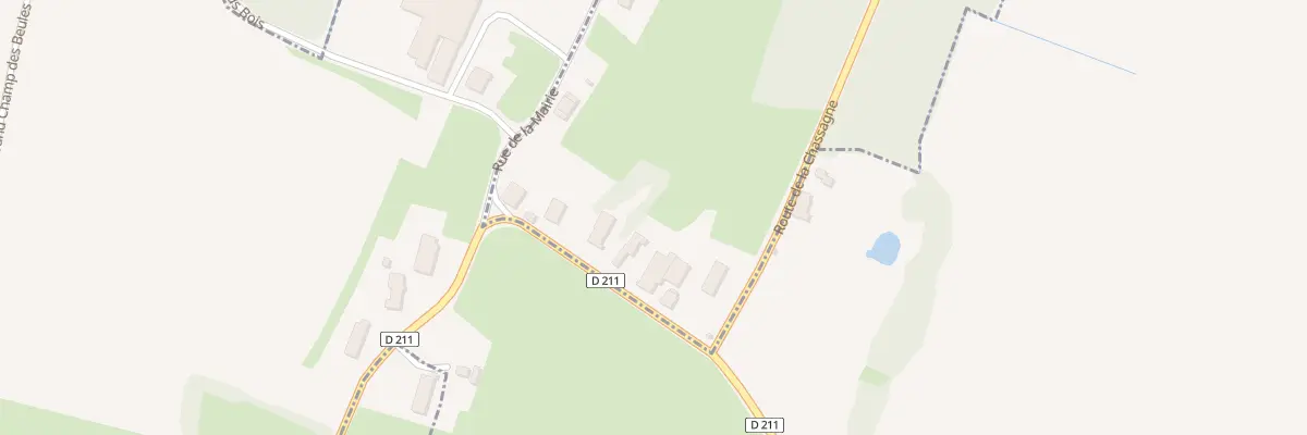 Plan du 3 Rue de la Mairie à Chêne-Sec