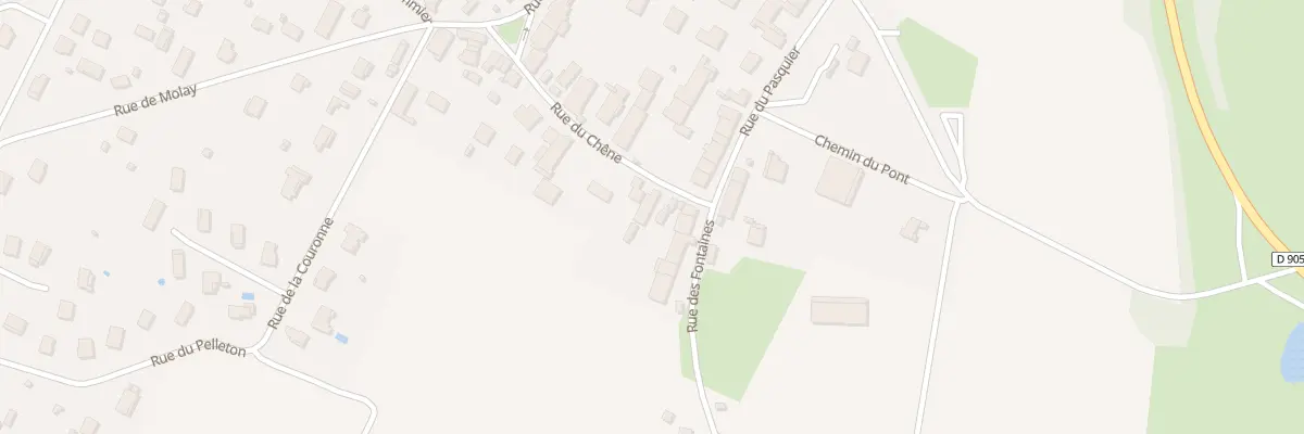 Plan du 14 Rue du Chêne à Gevry