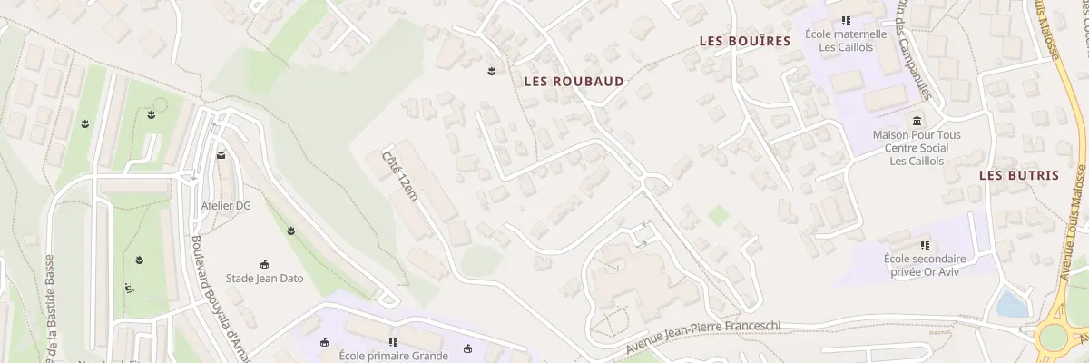 Plan du 83 Bd Sylvestre à Marseille 12e Arrondissement