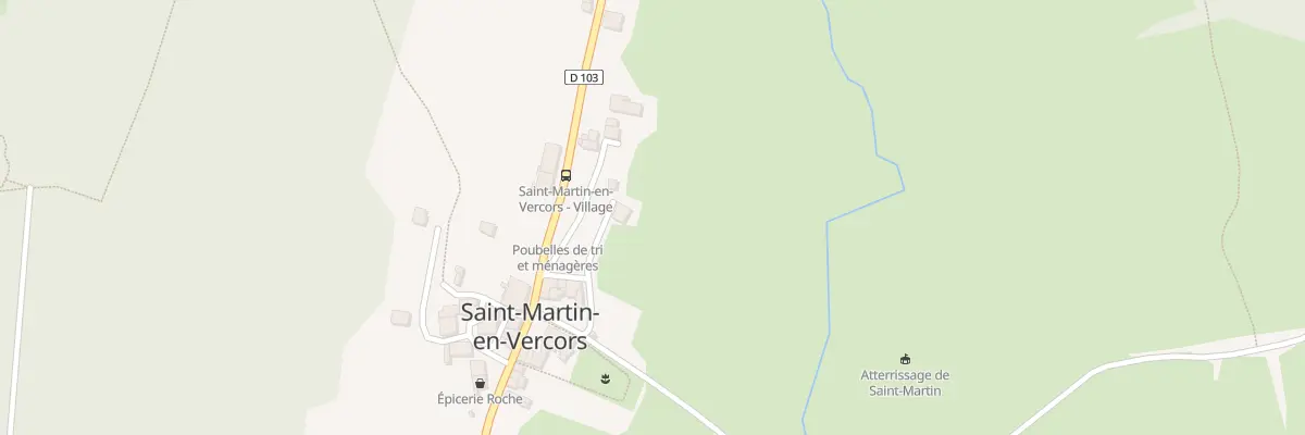 Plan du 25 Rte du Buech à Saint-Martin-en-Vercors