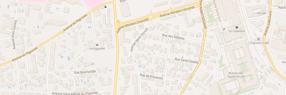 Plan du 3 Rue Santo Estello à Aix-en-Provence