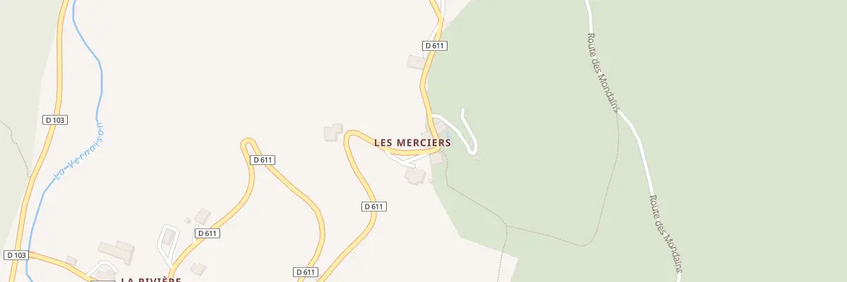 Plan du 1560 Che de la Rivière à La Chapelle-en-Vercors