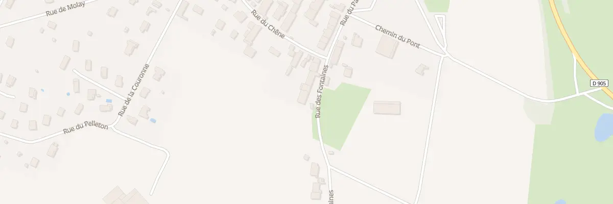 Plan du 10 Rue des Fontaines à Gevry
