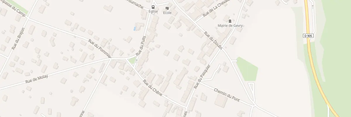 Plan du 6H Rue du Pasquier à Gevry
