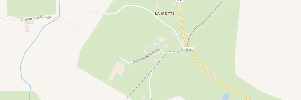 Plan du 5 Imp de la Motte à Châbons