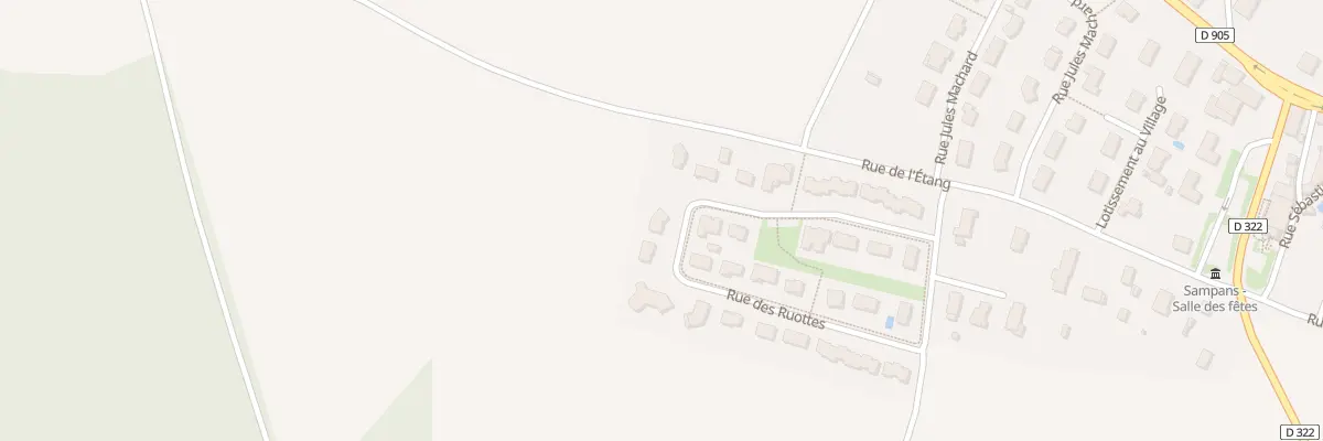 Plan du 27 Rue des Ruottes à Sampans