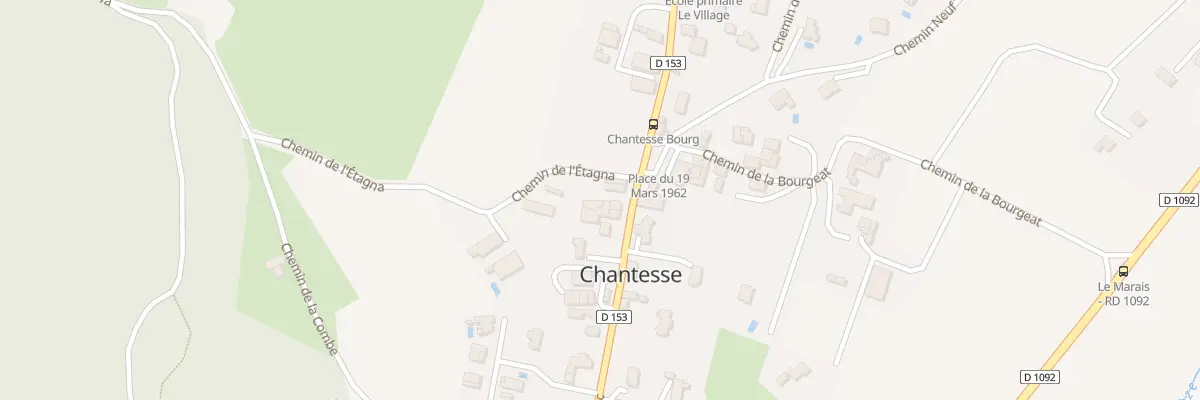 Plan du 60 Rte de l’Albenc à Chantesse