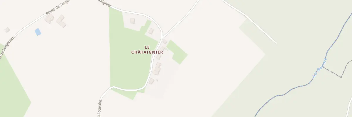 Plan du 1 Rue du Chataignier à Rye