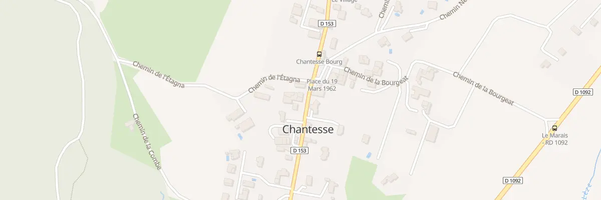Plan du 75 Rte de l’Albenc à Chantesse