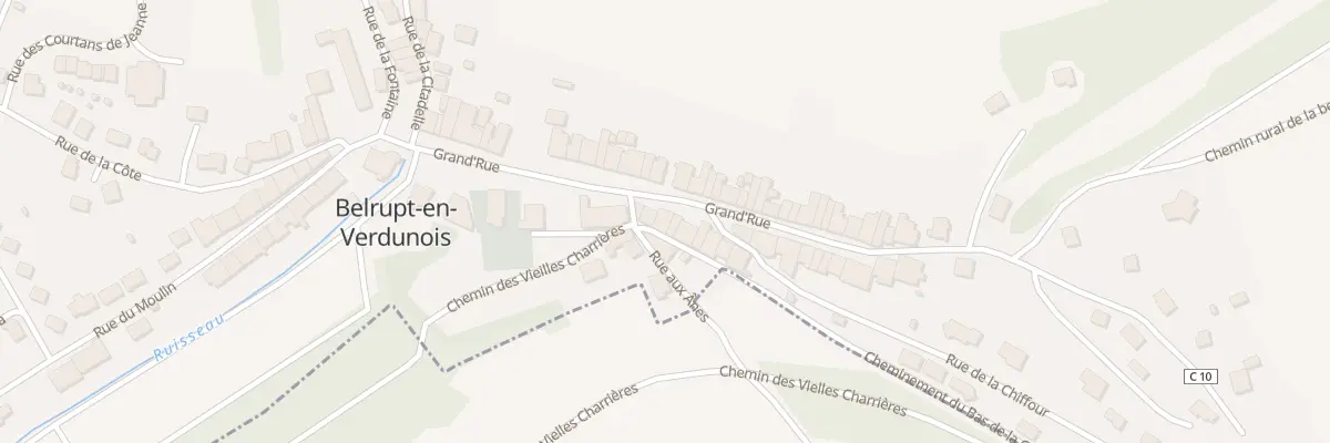 Plan du 16 Gr Grand Rue à Belrupt-en-Verdunois