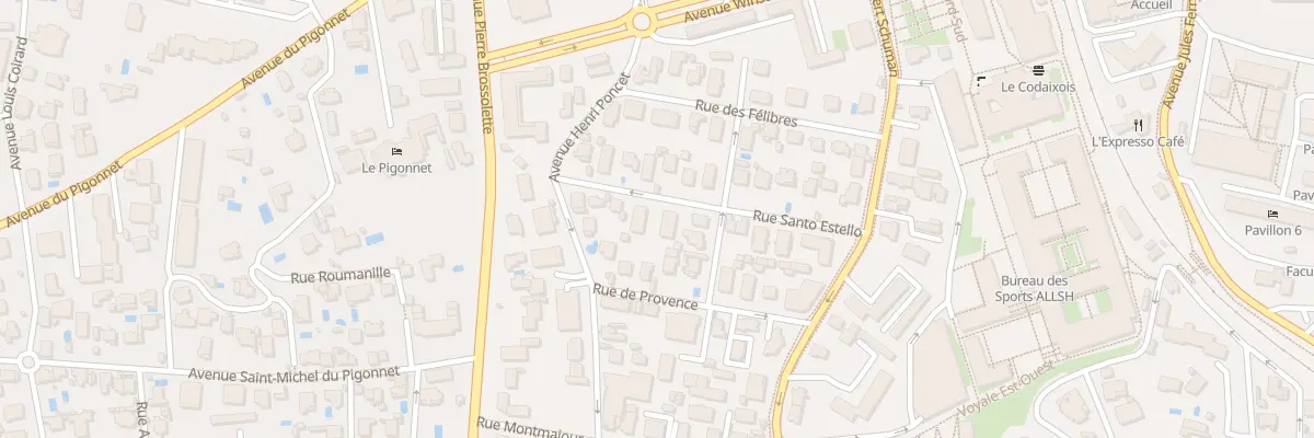 Plan du 6 Rue Santo Estello à Aix-en-Provence