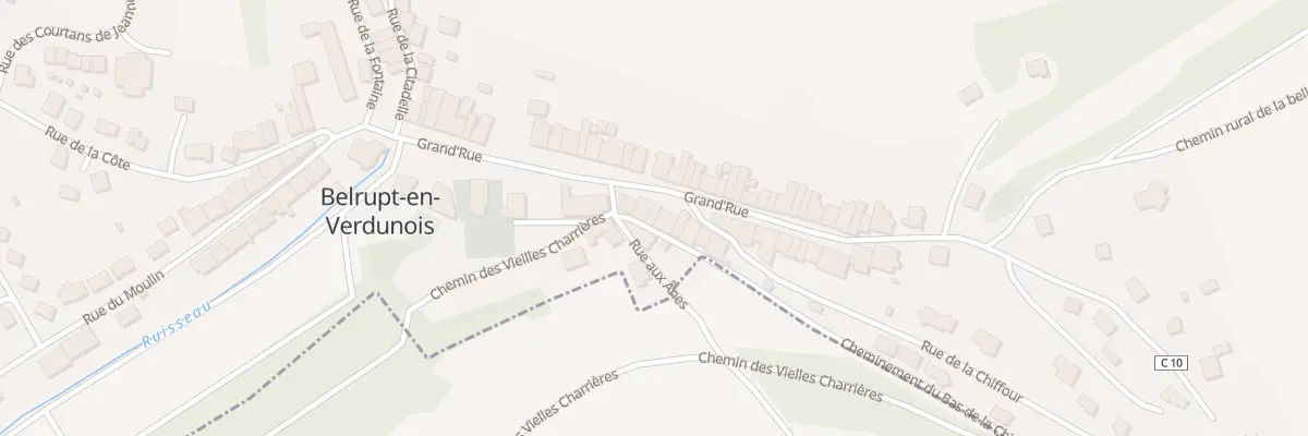 Plan du 18 Gr Grand Rue à Haudainville
