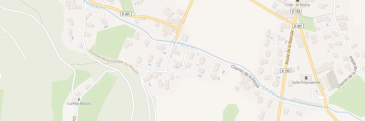 Plan du 433 Che de la Perola à Cras