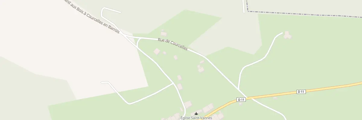 Plan du 1 Rue de Courcelles à Ménil-aux-Bois