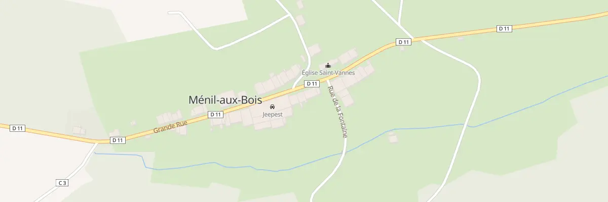 Plan du 14 Gr Grande Rue à Ménil-aux-Bois