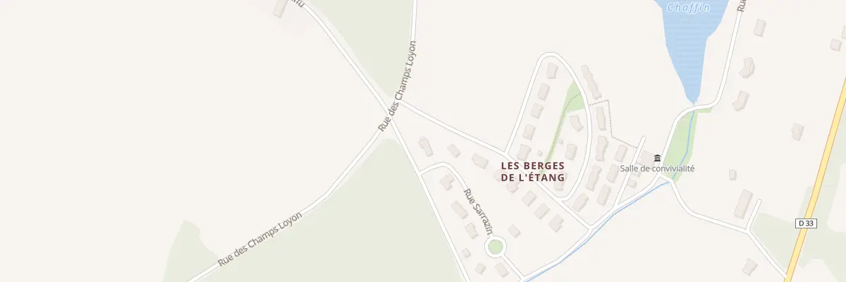 Plan du 605 Rue Sarrazin à Commenailles