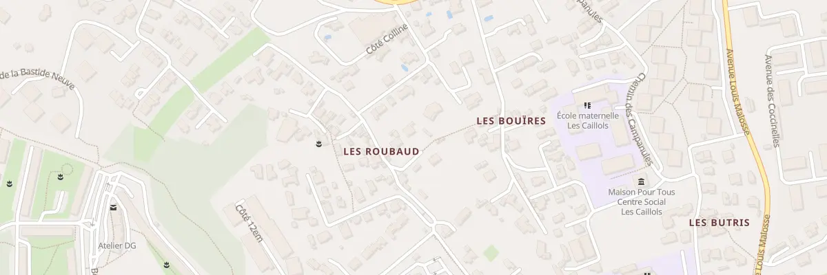 Plan du 43B Bd Sylvestre à Marseille 12e Arrondissement