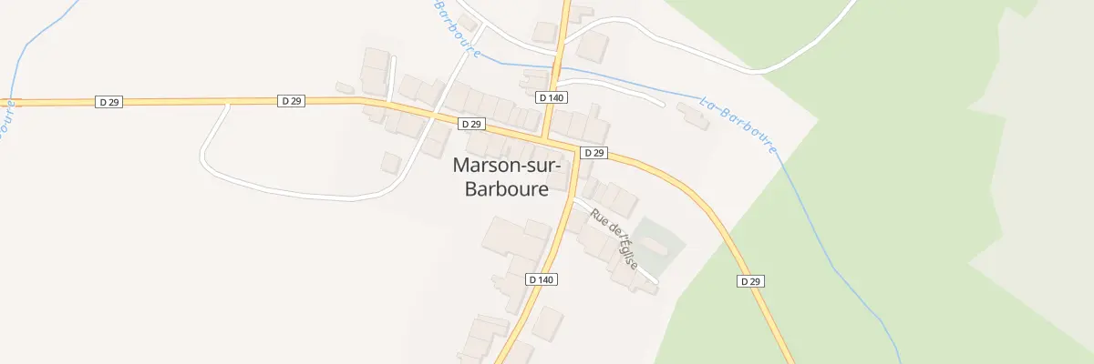 Plan du 4 Rue de Treveray à Marson-sur-Barboure