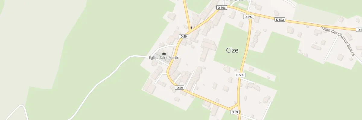 Plan du 29 Rue Principale à Cize